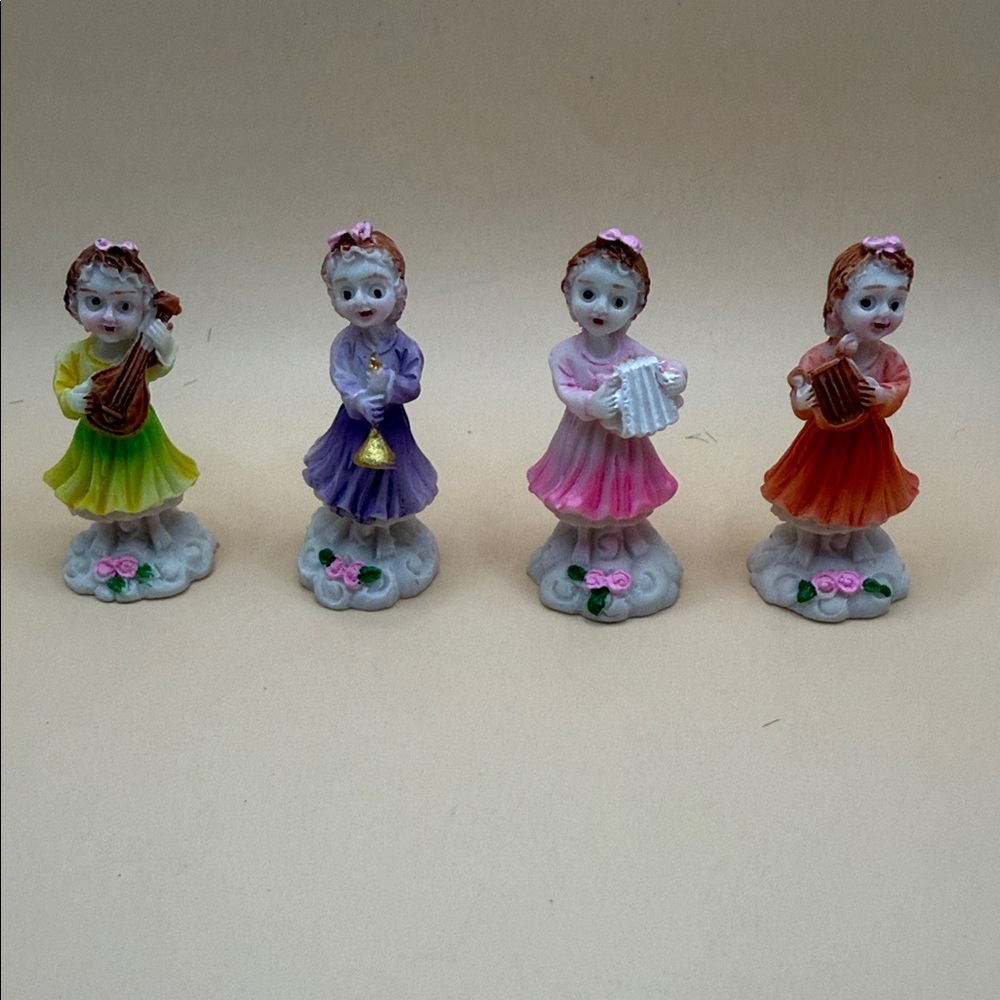 Set of Four Musical Figurines